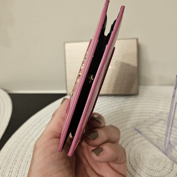 BVLGARI Serpenti Forever Pink Patent Wallet ๐ Snake Charm | Chipped + Box - Picture 7 of 11